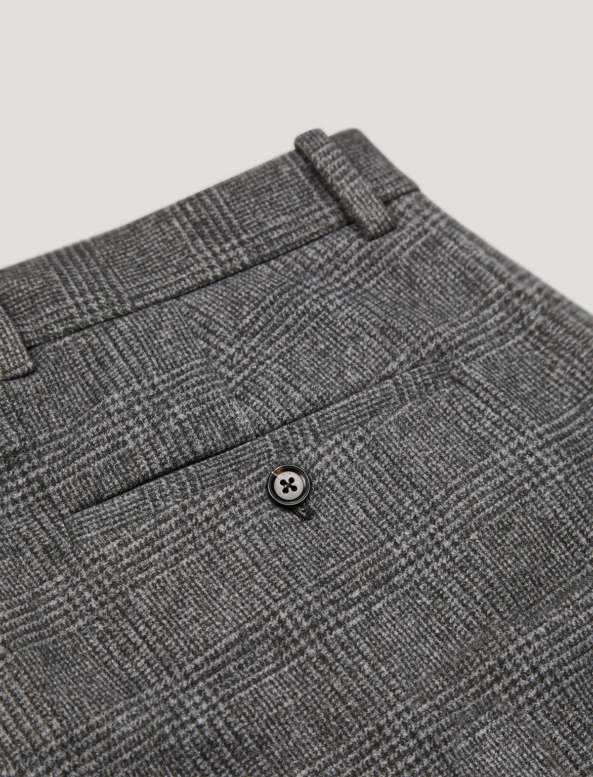 CIRCOLO 1901 Prince of Wales Regular Trousers in Gray