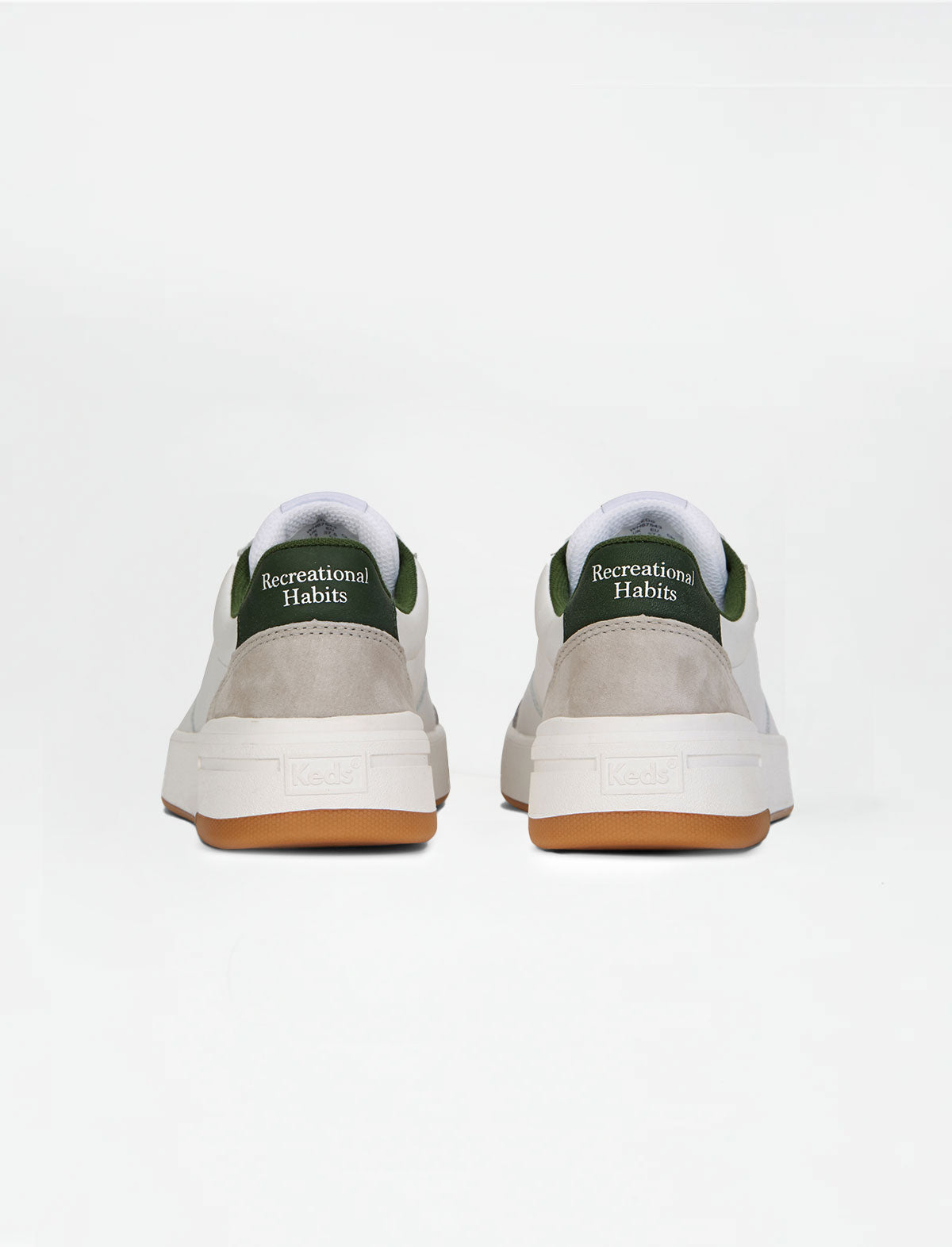 RECREATIONAL HABITS X KEDS Court Sneakers in White