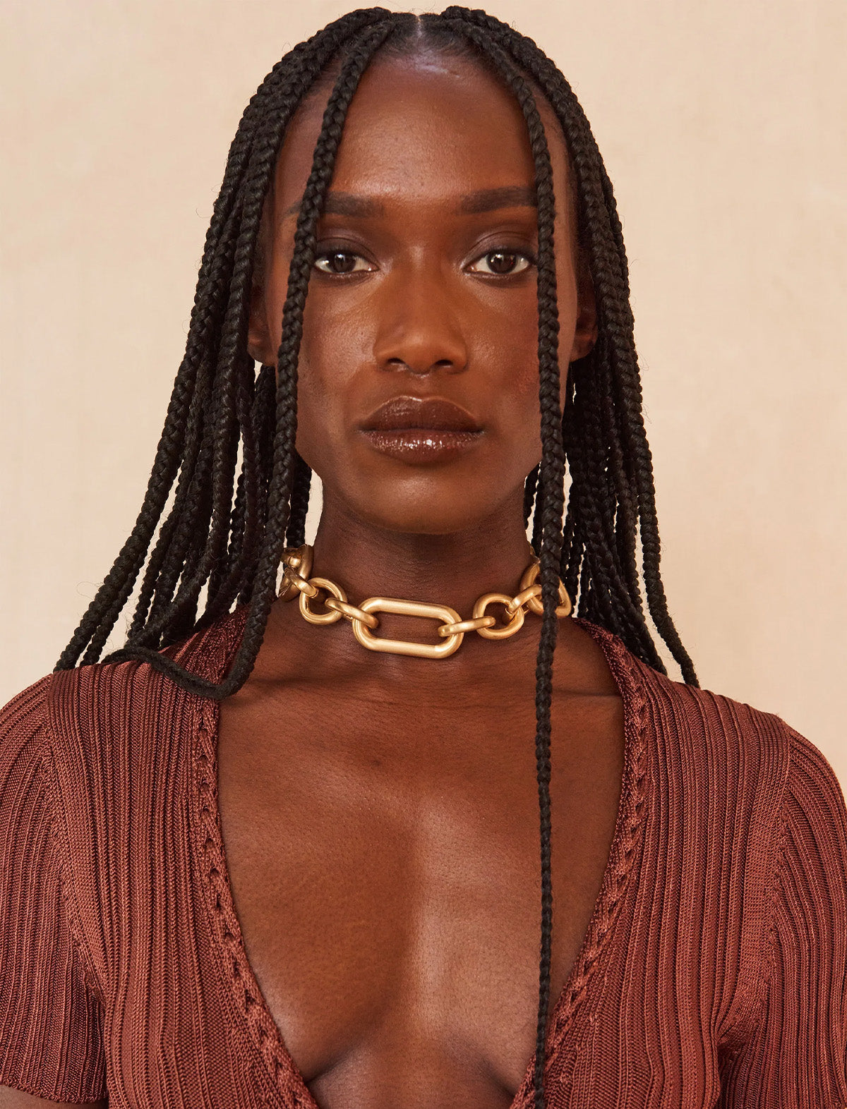 CULT GAIA Reyes Necklace in Brass