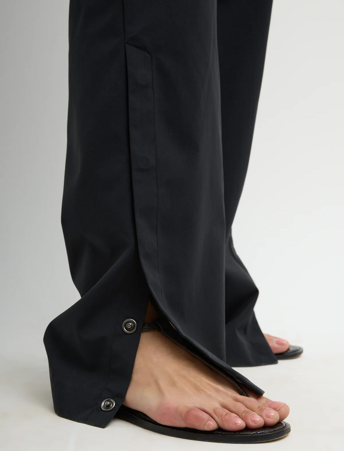 TIBI Tech Suiting Mark Trouser in Black