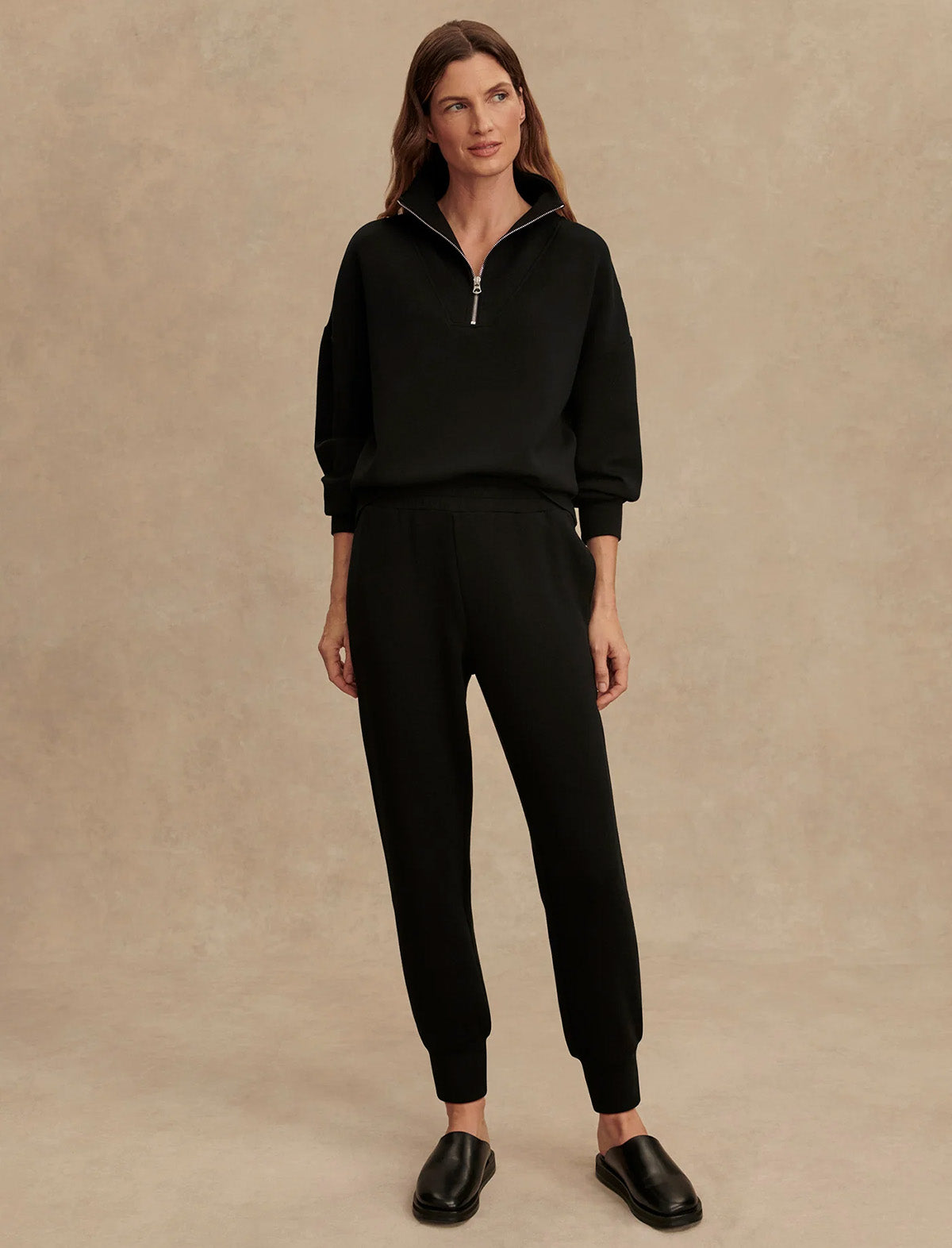 VARLEY The Slim Cuff Pant 27.5" in Black