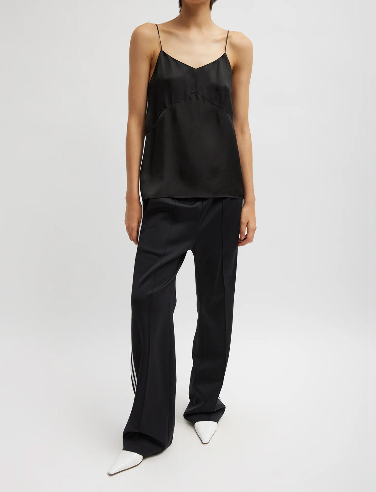 TIBI The Slip Cami in Black