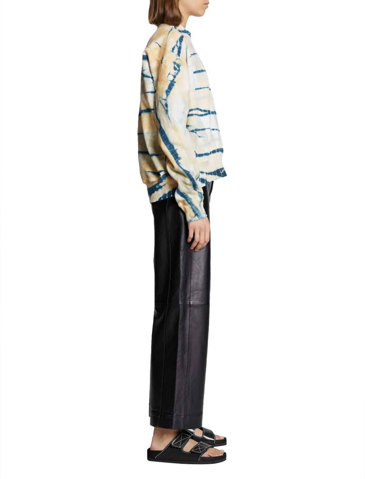 Proenza Schouler White Label Tie Dye Sweatshirt in Blue