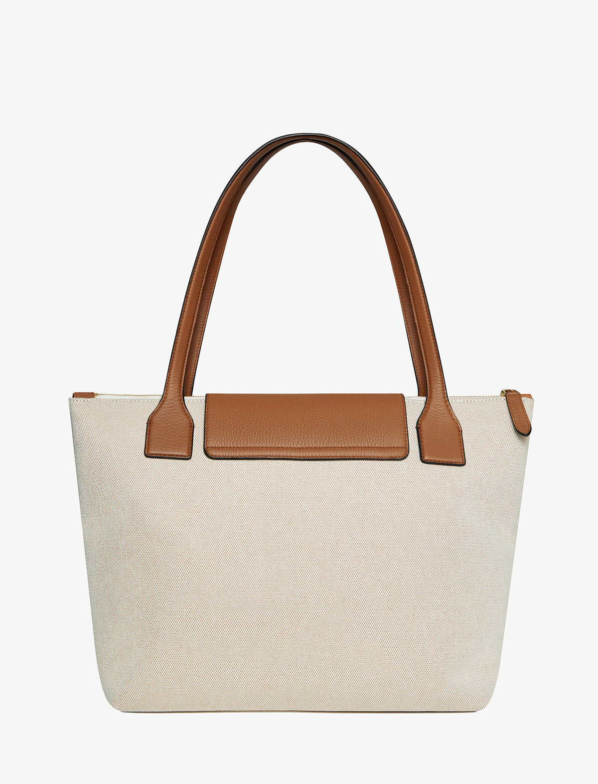 STRATHBERRY Travel Tote Bag in Canvas Ecru/Tan