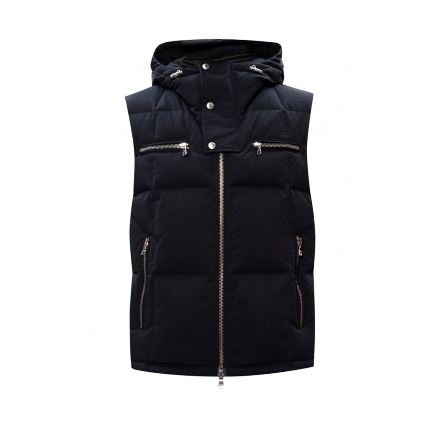 BALMAIN  Padded Quilted Shell Hooded Gilet