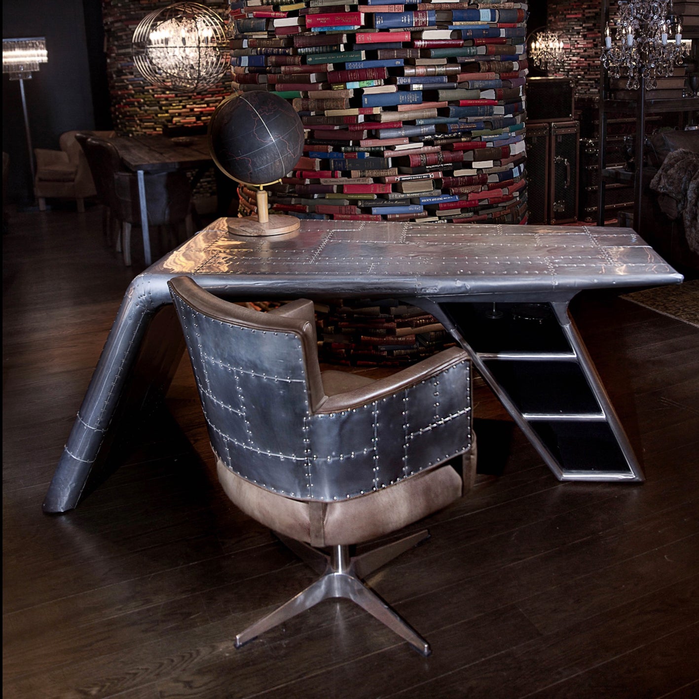 Timothy Oulton Swinderby Office Chair With Castors