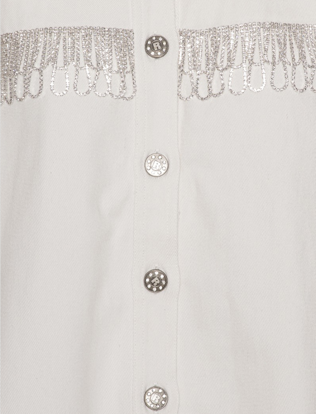 ROTATE BIRGER CHRISTENSEN Twill Maxi Skirt in White