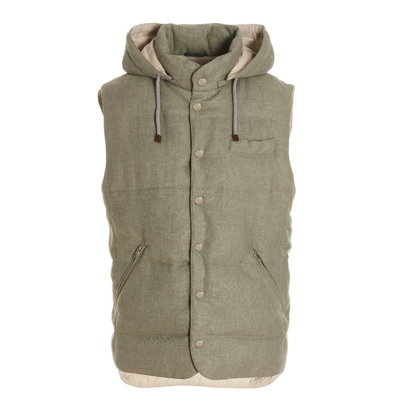 BRUNELLO CUCINELLI Removable hooded vest