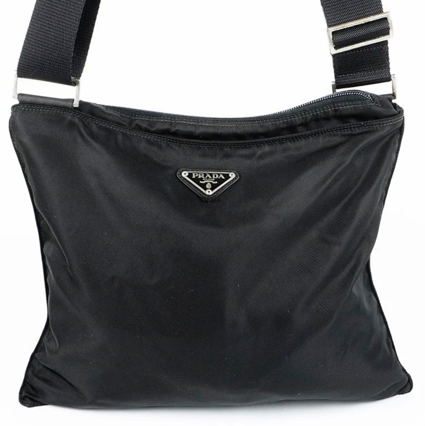 PRADA Square Shoulder Nylon Bag