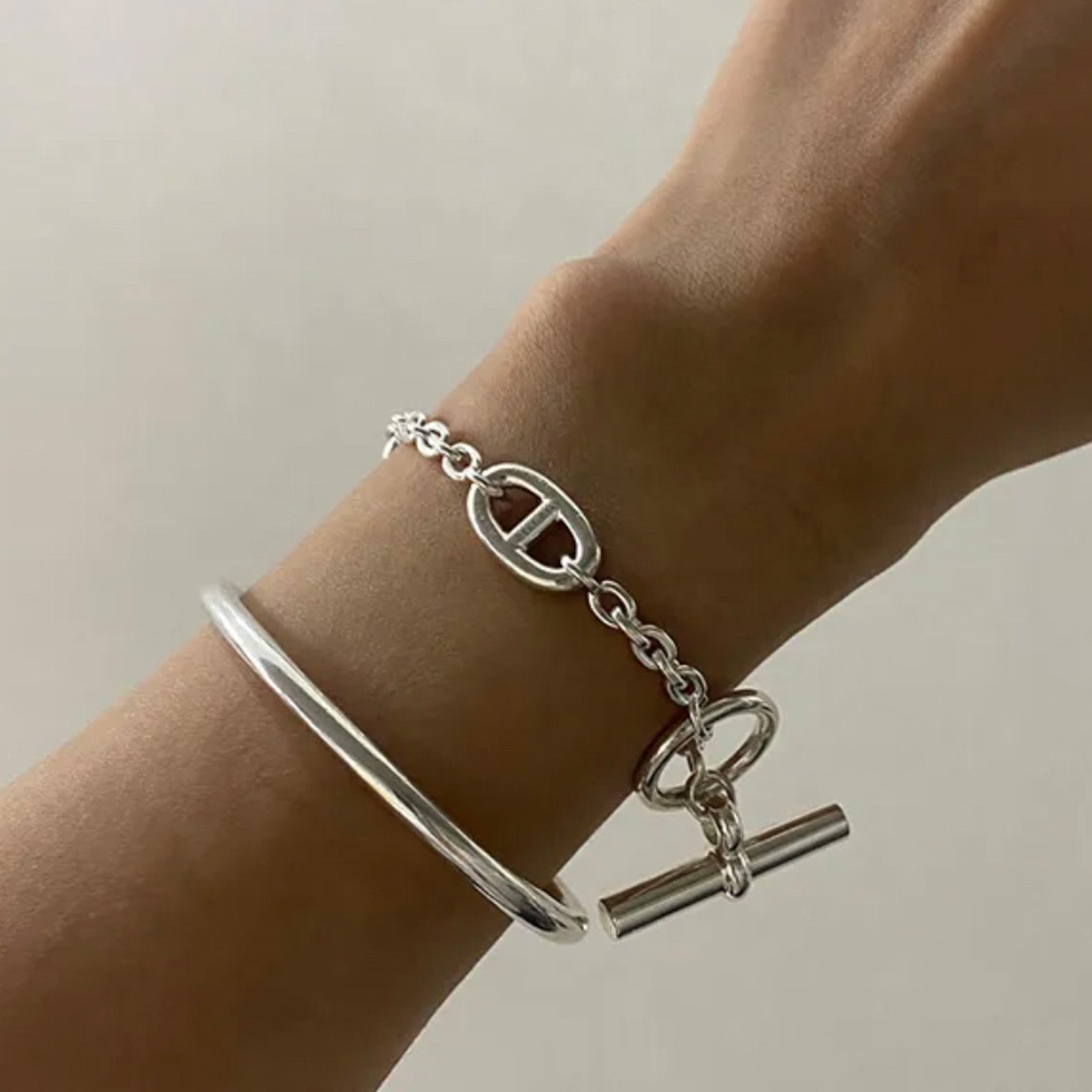 Hermès Farandole Silver Bracelet