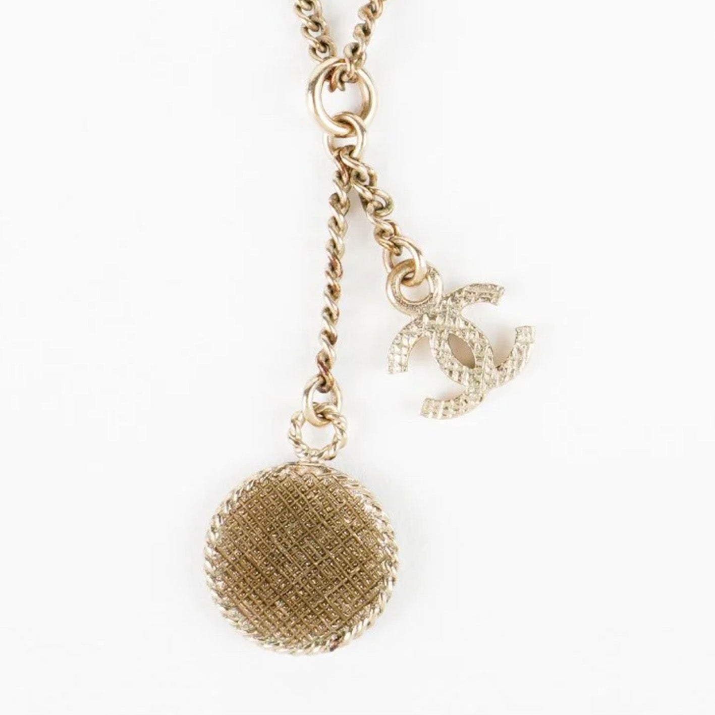 CHANEL Gold Necklace Coco No.5 vintage