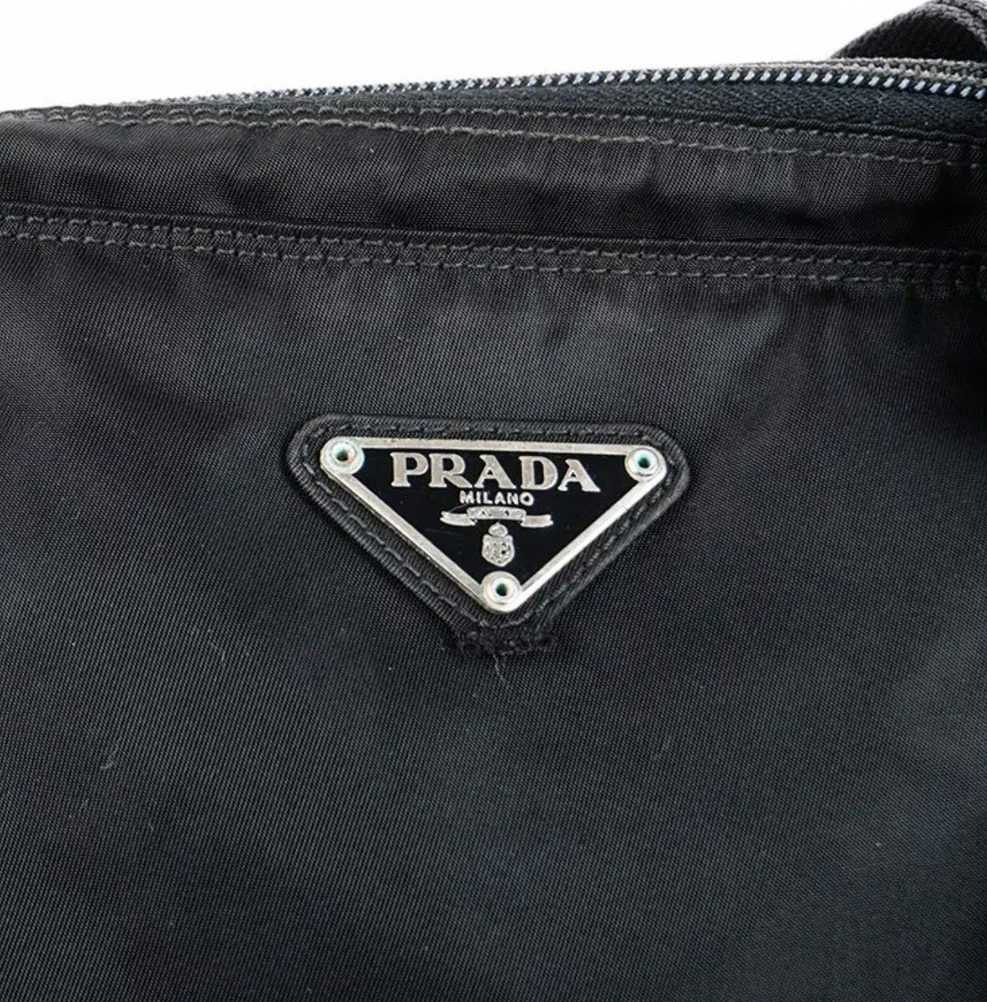 PRADA Square Shoulder Nylon Bag