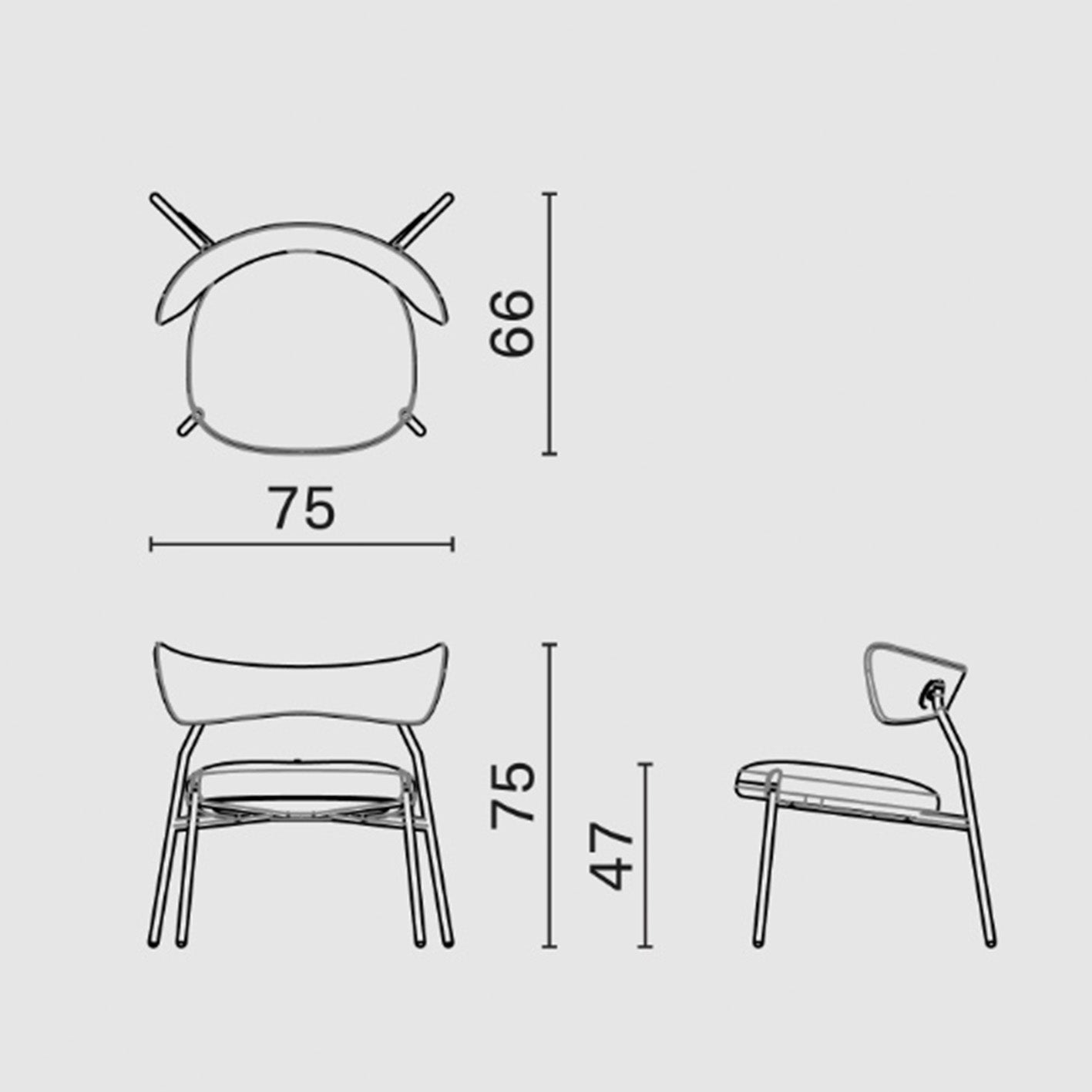 DISTRICT EIGHT  DRAGONFLY LOUNGE CHAIR