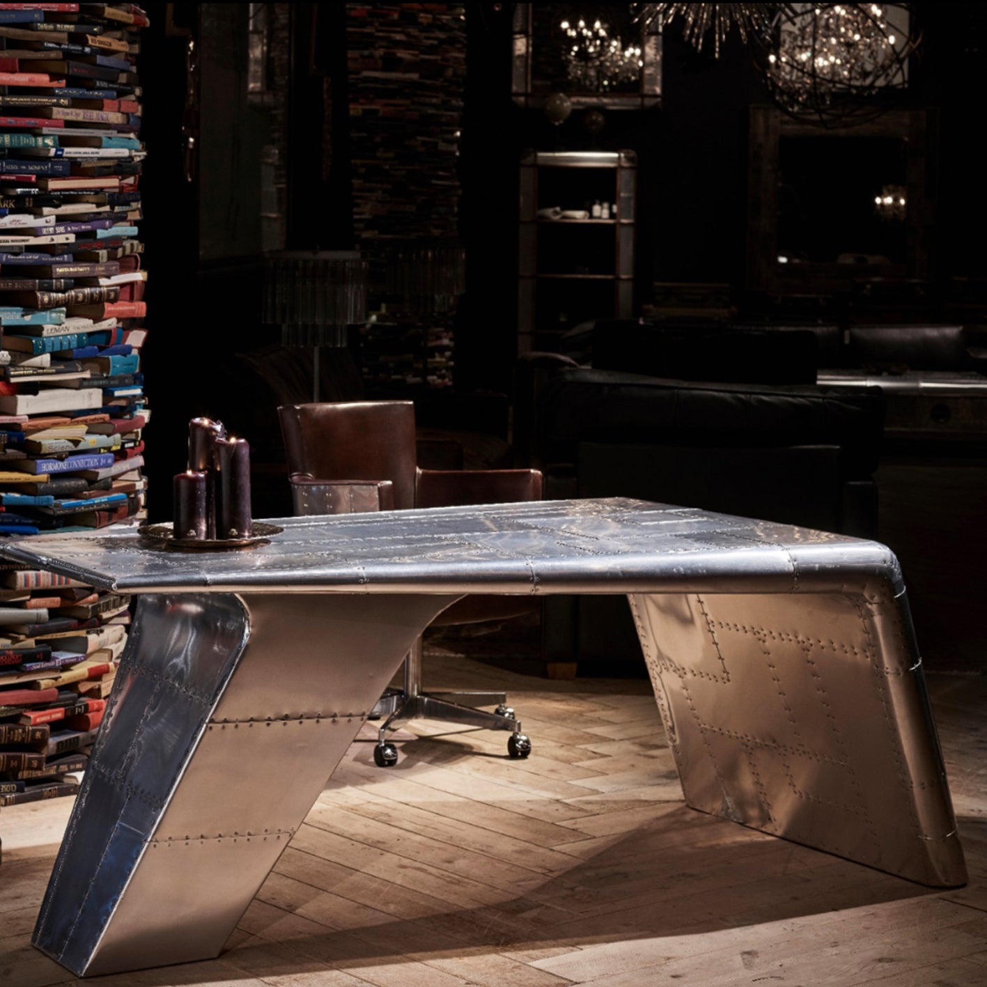 Timothy Oulton Aviator Blackhawk Valkyrie designer desk