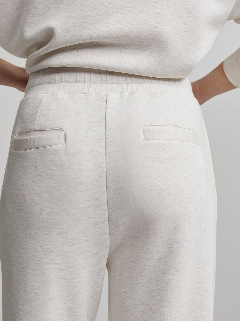 VARLEY DoubleSoft™️ The Relaxed Pant 27.5" In Ivory Marl