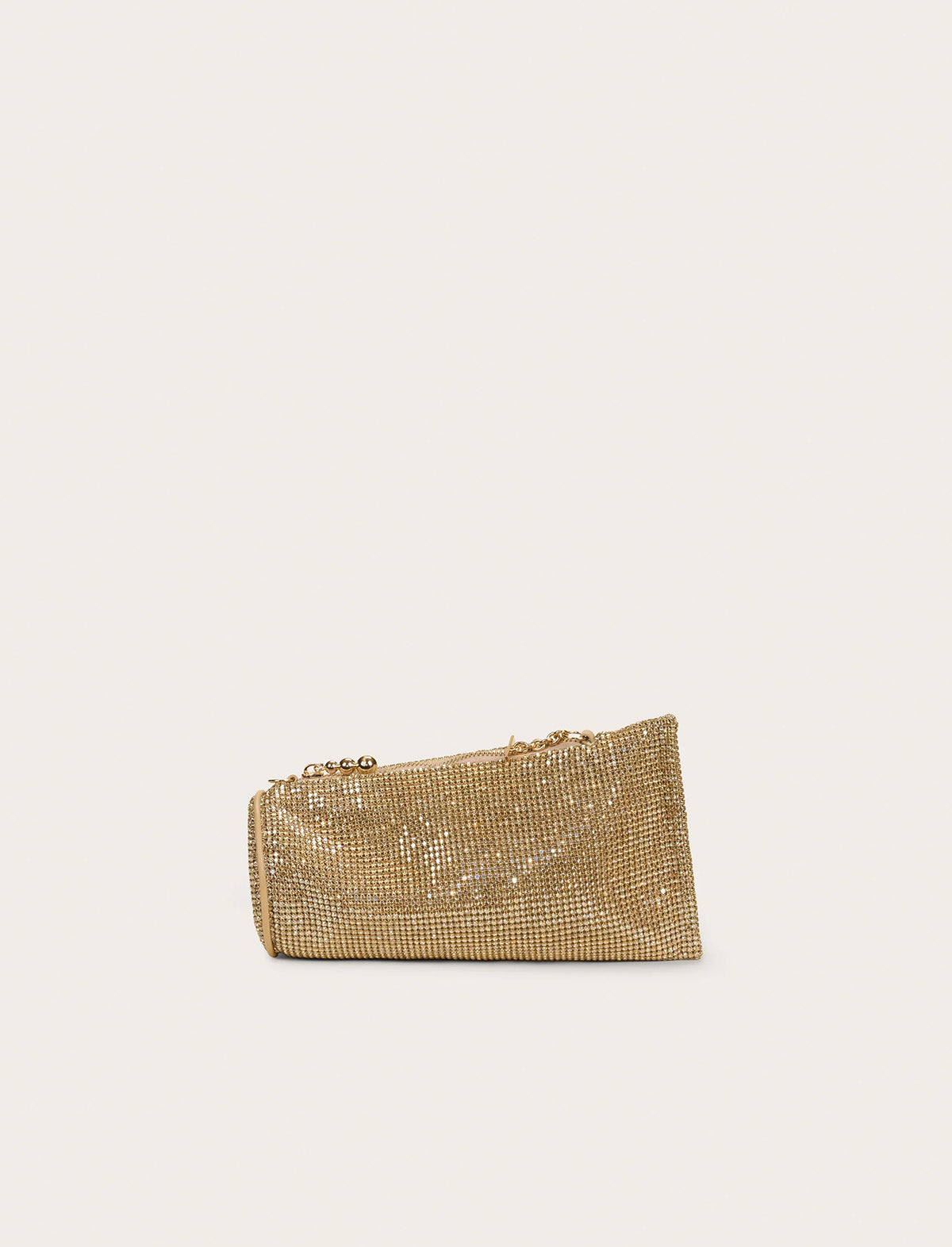 CULT GAIA Viera Rhinestone Wristlet in Sand Dollar