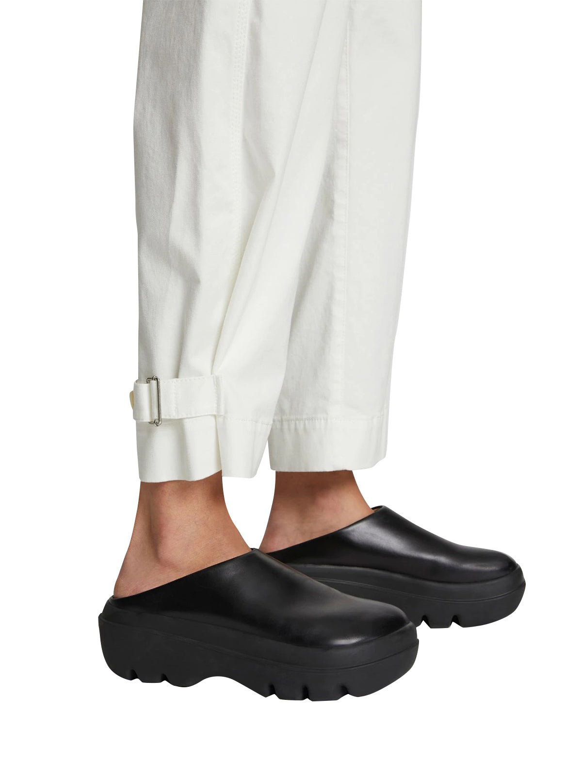 PROENZA SCHOULER WHITE LABEL Cotton Twill Tapered Pants