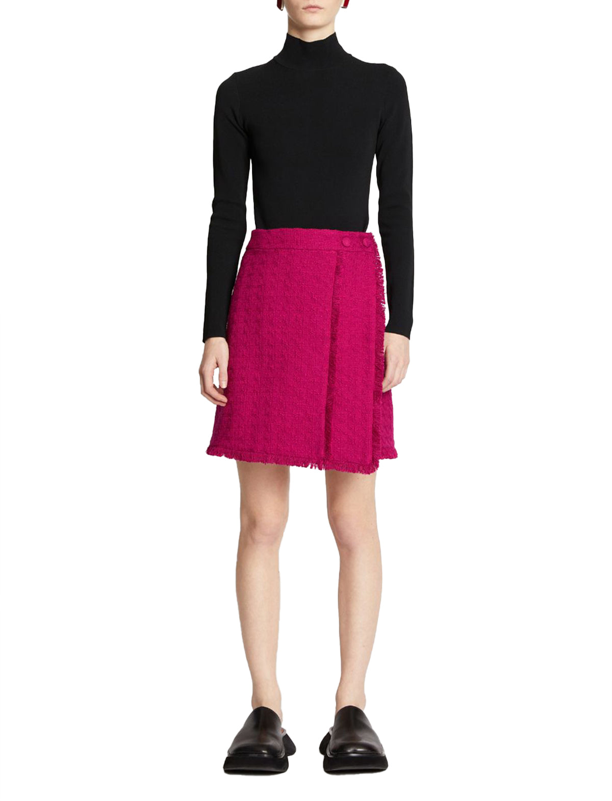 PROENZA SCHOULER WHITE LABEL Tweed Mini Skirt in Pink