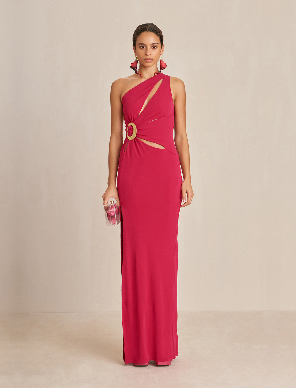 CULT GAIA Zinna Gown In Magenta