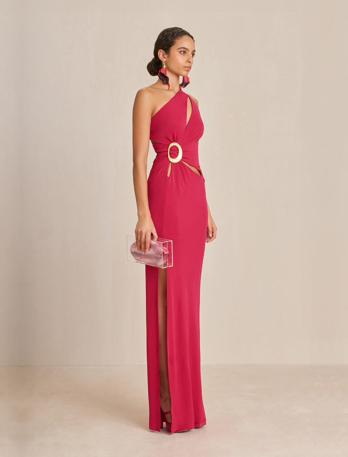 CULT GAIA Zinna Gown In Magenta