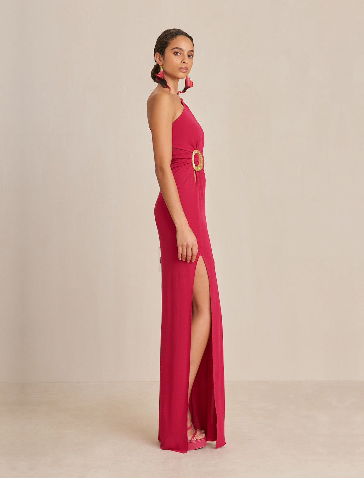 CULT GAIA Zinna Gown In Magenta