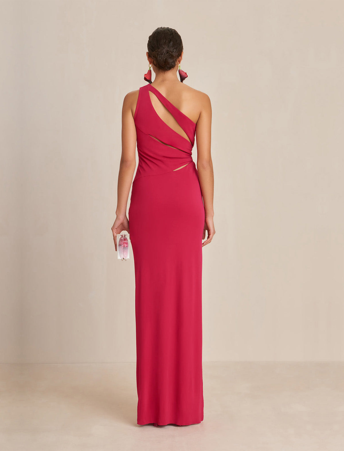 CULT GAIA Zinna Gown In Magenta