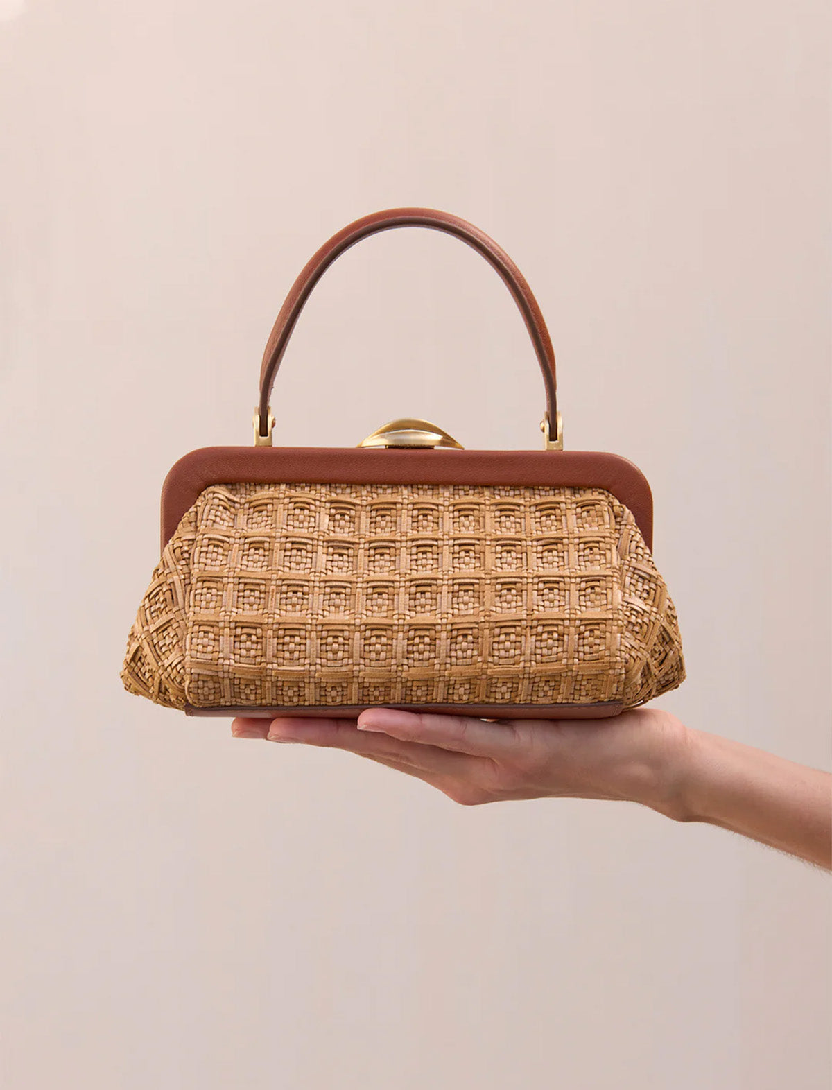 CULT GAIA Zuma Crossbody Bag in Toasted Natural