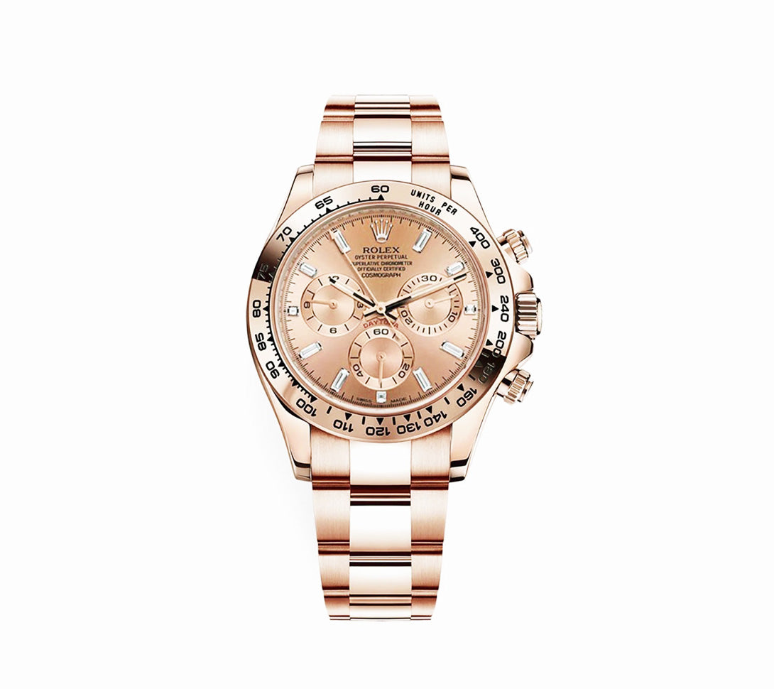 Rolex Cosmograph Daytona Pink Dial / Random Serial / 18ct Everrose Gold  116505A