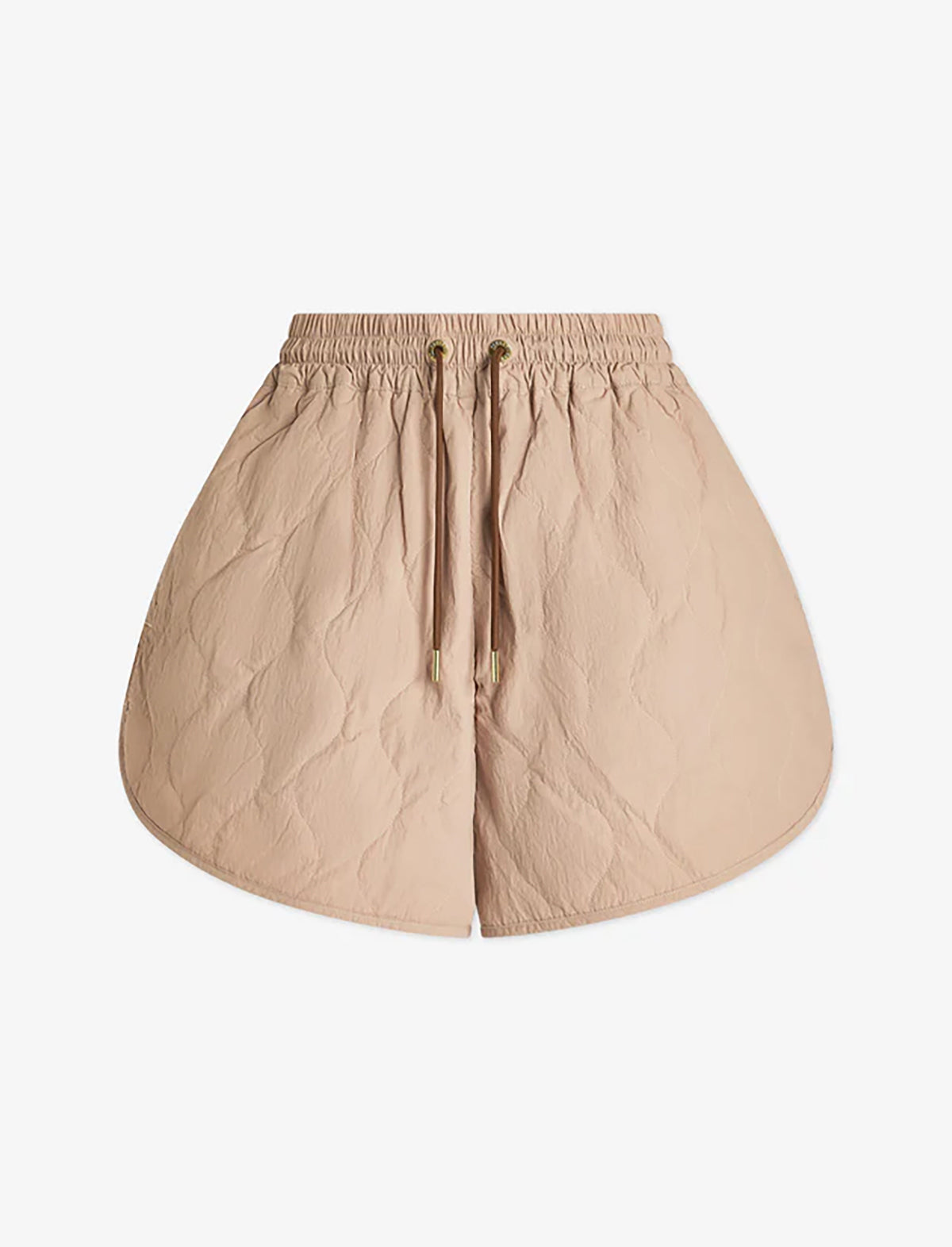 VARLEY Connel Quilt Short in Warm Taupe