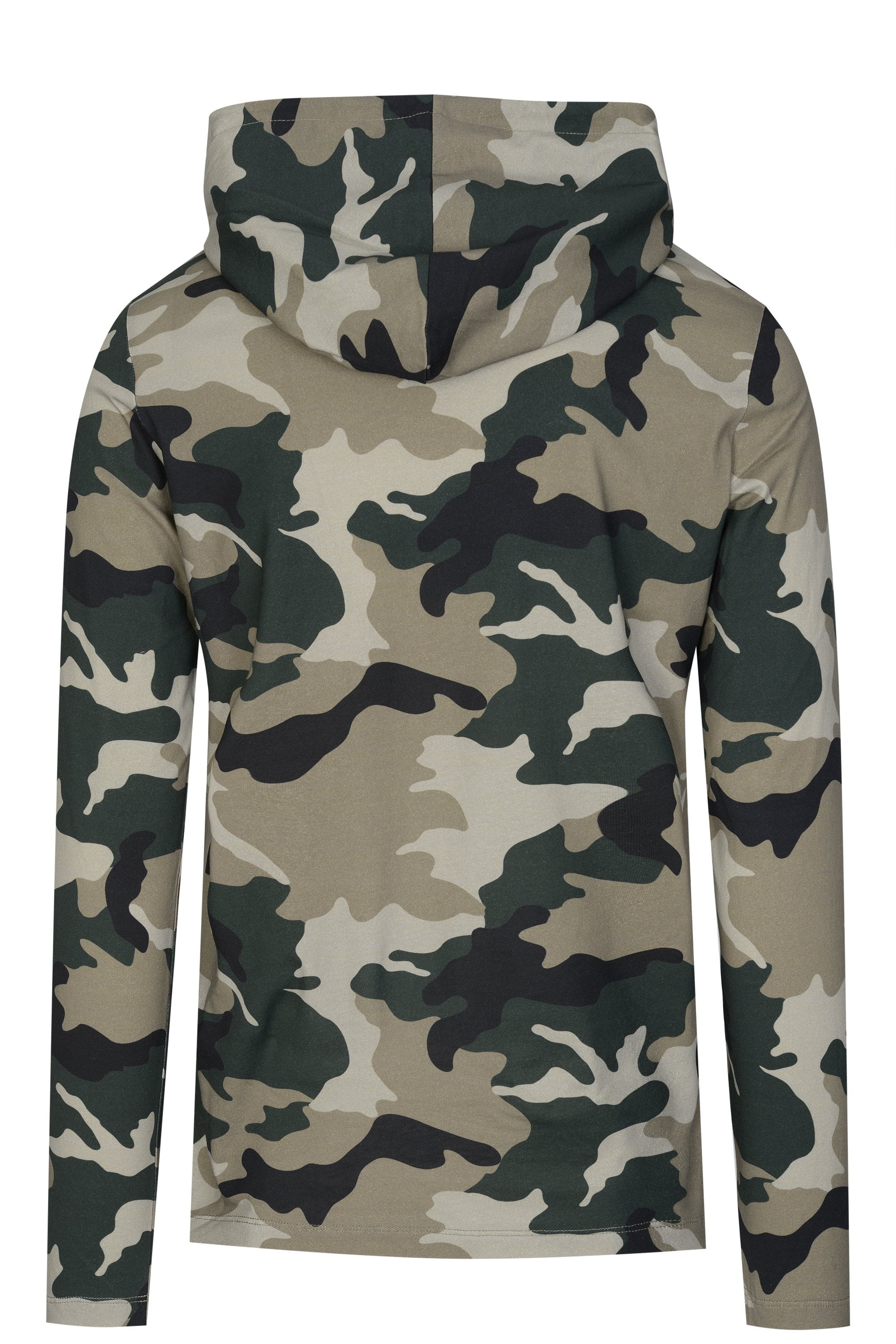 Balmain Camouflage Print Hoodie