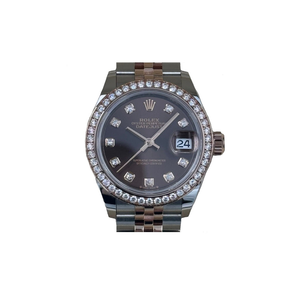 ROLEX LADY-DATEJUST 28 CHOCOLATE