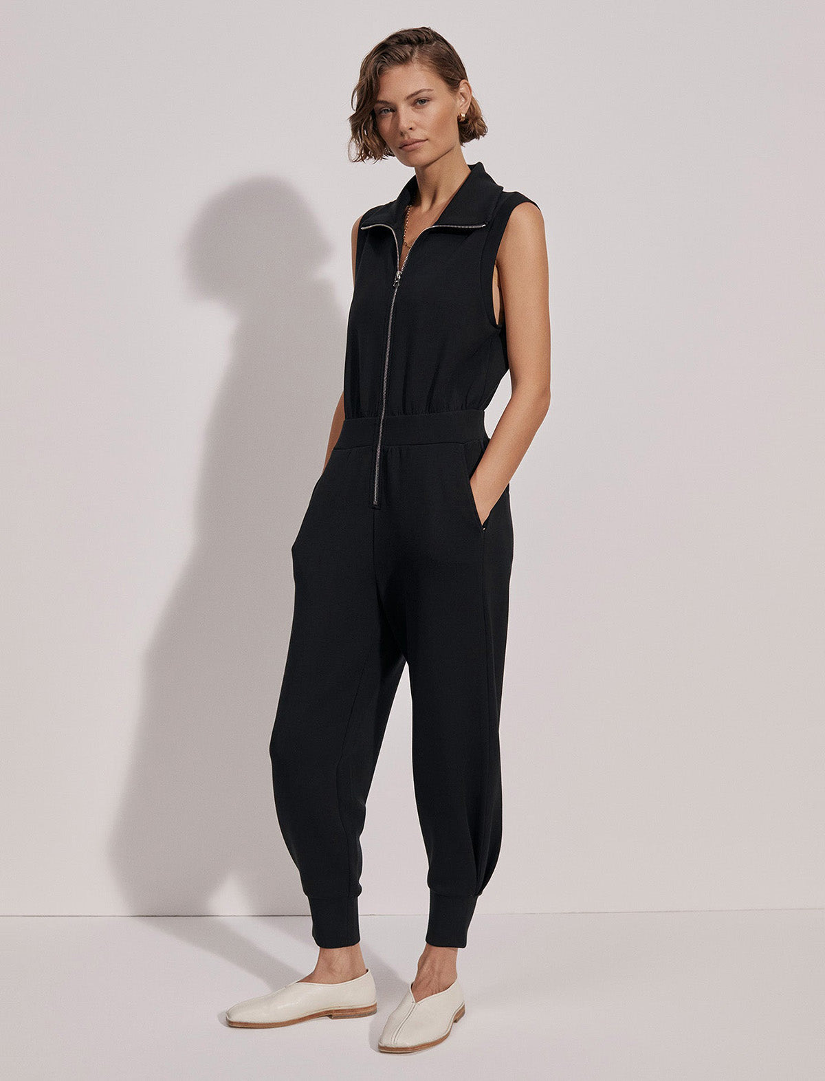VARLEY DoubleSoft™️ Madelyn Jumpsuit in Black