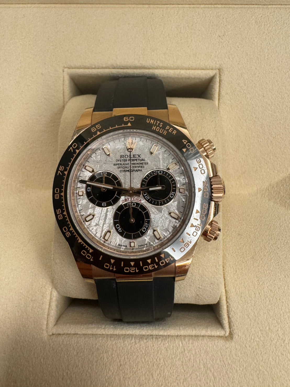 ROLEX Cosmograph DAYTONA METEORITE 18K Everose Gold