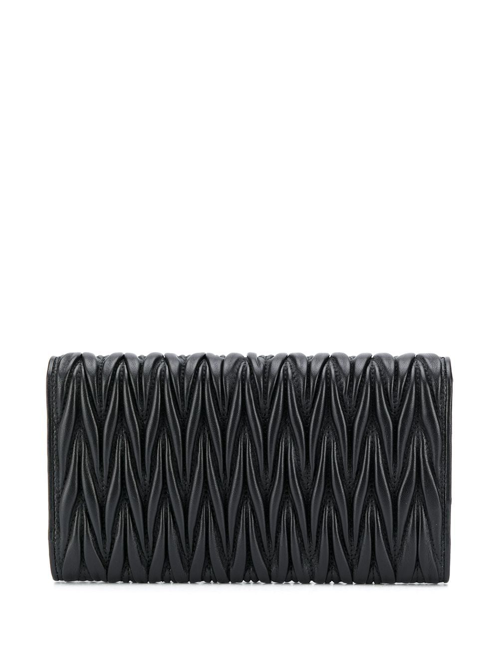 Miu Miu Black Leather Clutch Bag