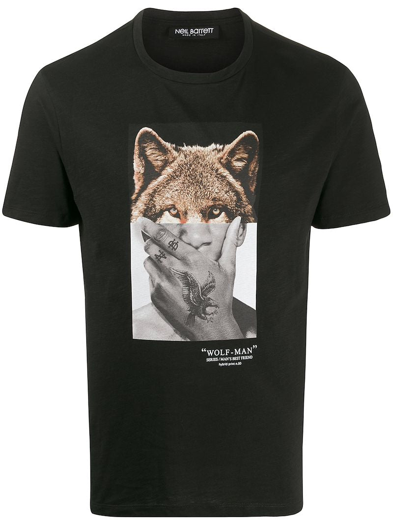 Neil Barrett  Wolf Man T-Shirts