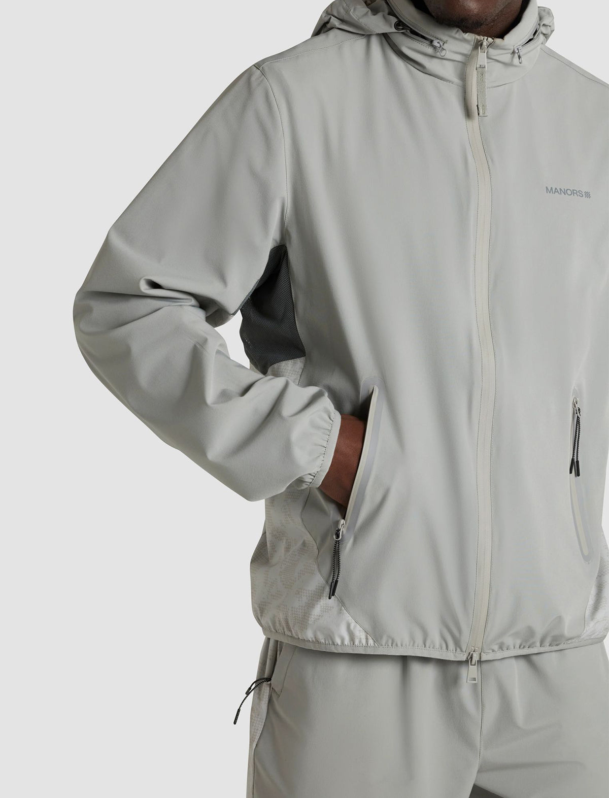 MANORS GOLF Ranger Tech Jacket in Grey