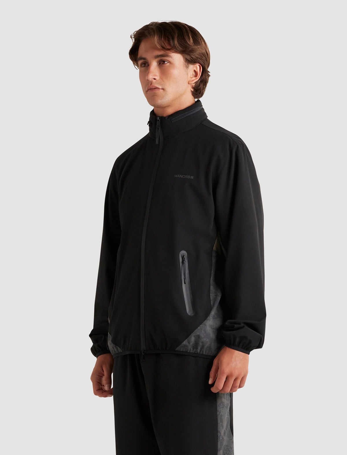 MANORS GOLF Ranger Tech Jacket in Black