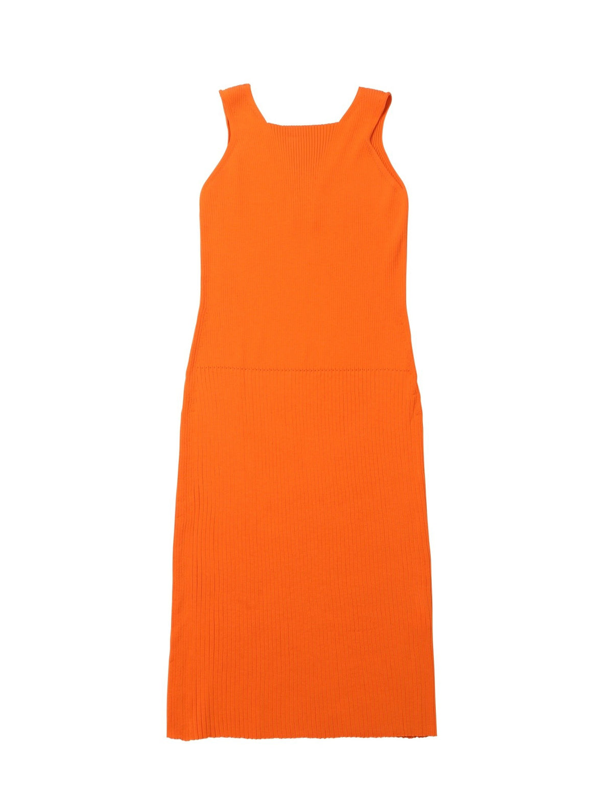 BEAUTIFUL PEOPLE Reversible Wool-Blend Dress in Orange