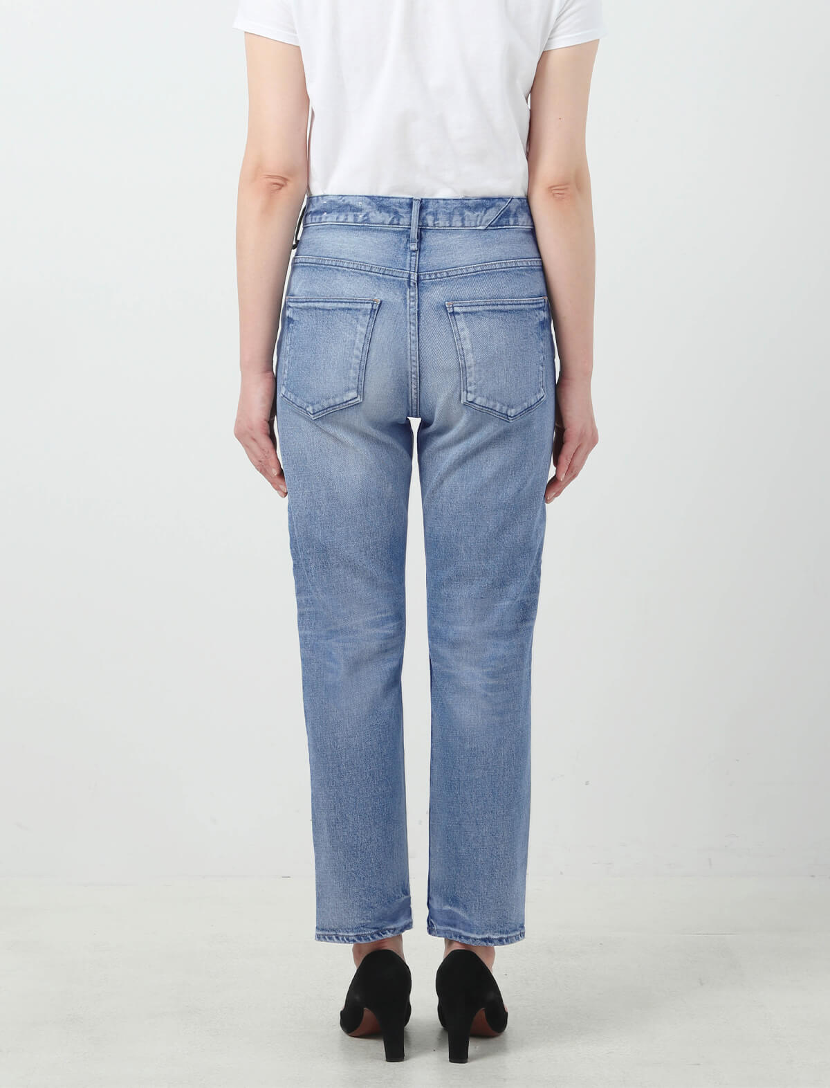 UPPER HIGHTS The Eighty's Highrise Tapered Jeans In Marina