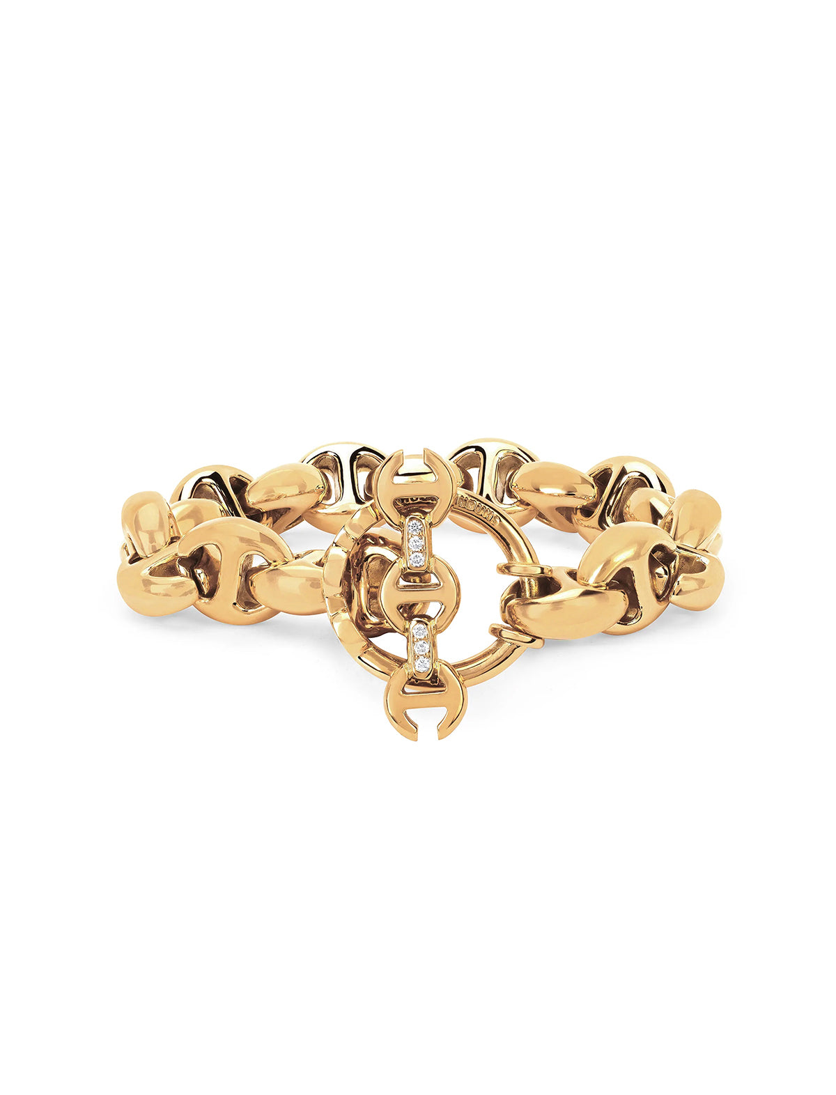 HOORSENBUHS 15mm Open-Link™ Bracelet 18k Yellow Gold