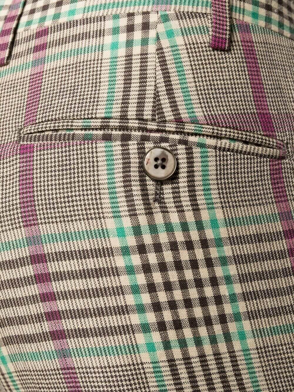 GABRIELE PASINI 3-Piece Suit in Brown Prince of Wales | CLOSET Singapore