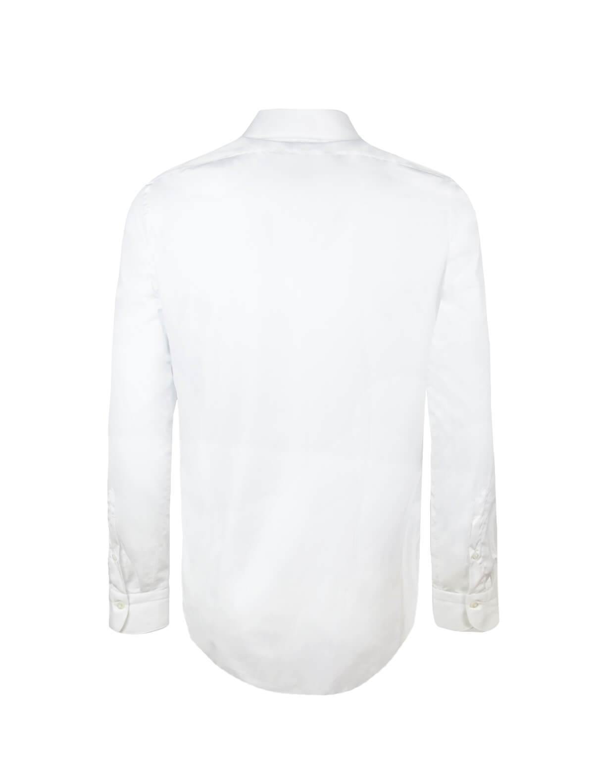 FINAMORE 1925 Milano Egyptian Cotton Shirt in White | CLOSET Singapore
