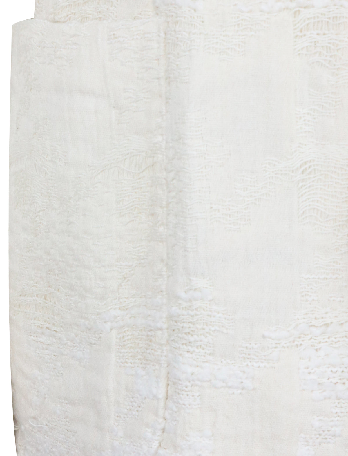 GABRIELE PASINI Textured Blazer in White/Ivory