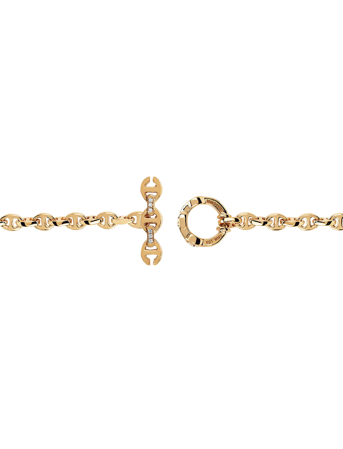 HOORSENBUHS 3mm Open-Link™ Necklace 18k Yellow Gold