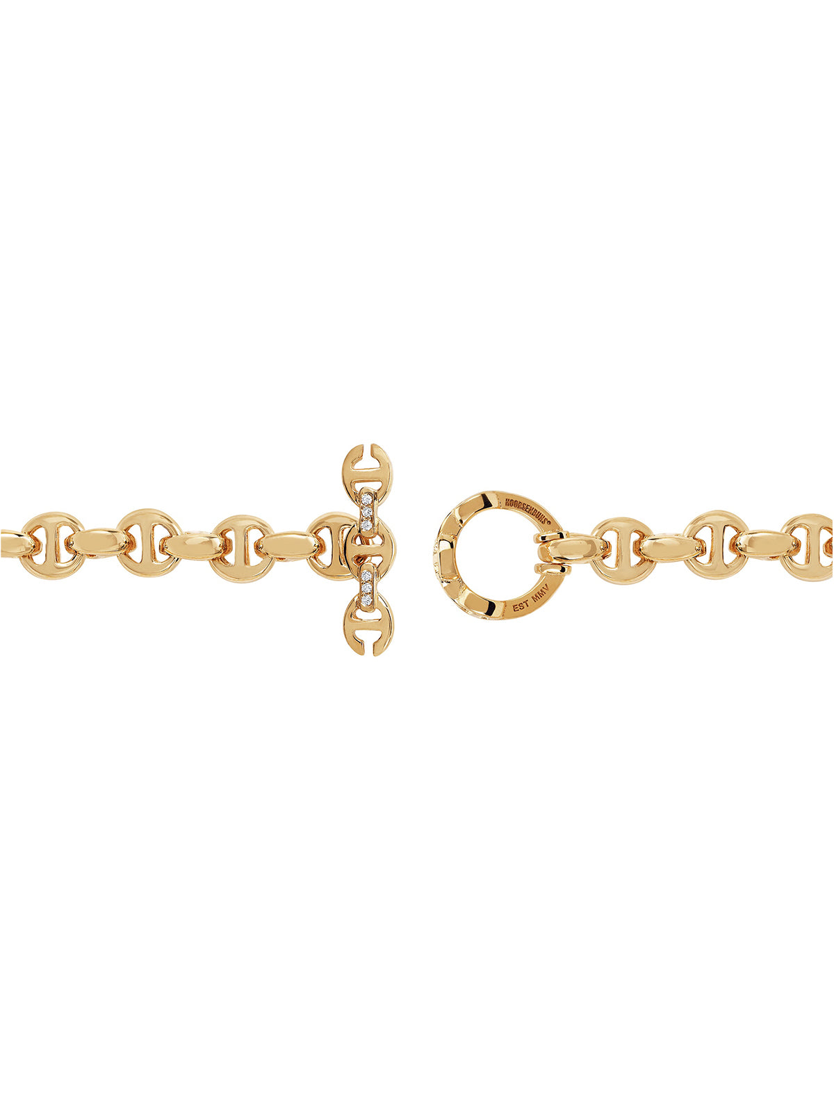 HOORSENBUHS 5mm Open-Link™ Bracelet 18k Yellow Gold