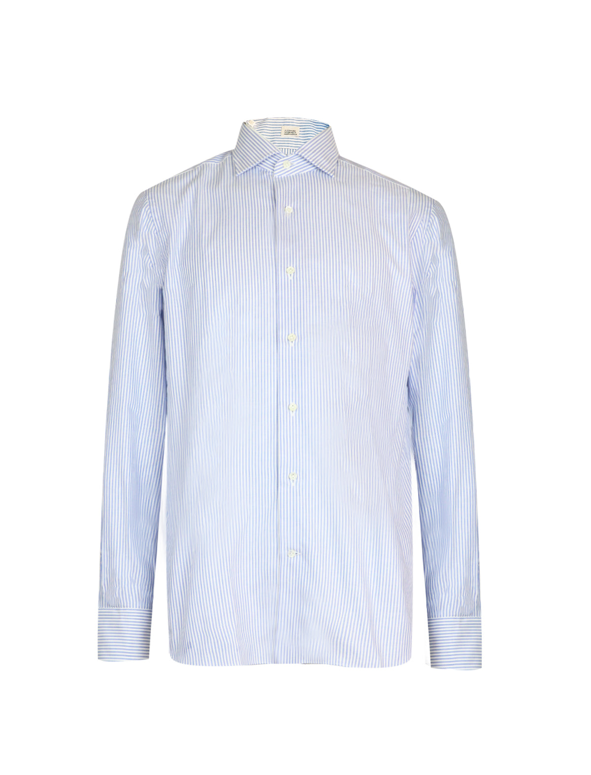 Alessandro Gheradi Pinstripe Shirt in Blue/White