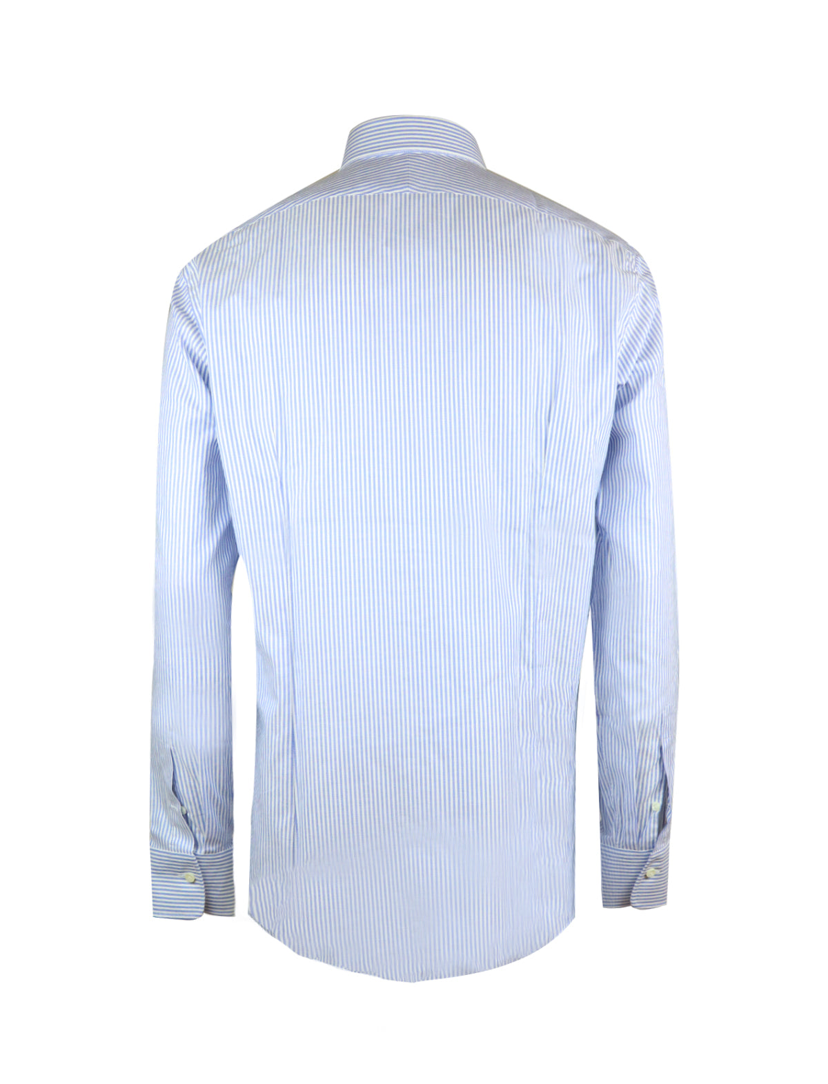 Alessandro Gheradi Pinstripe Shirt in Blue/White