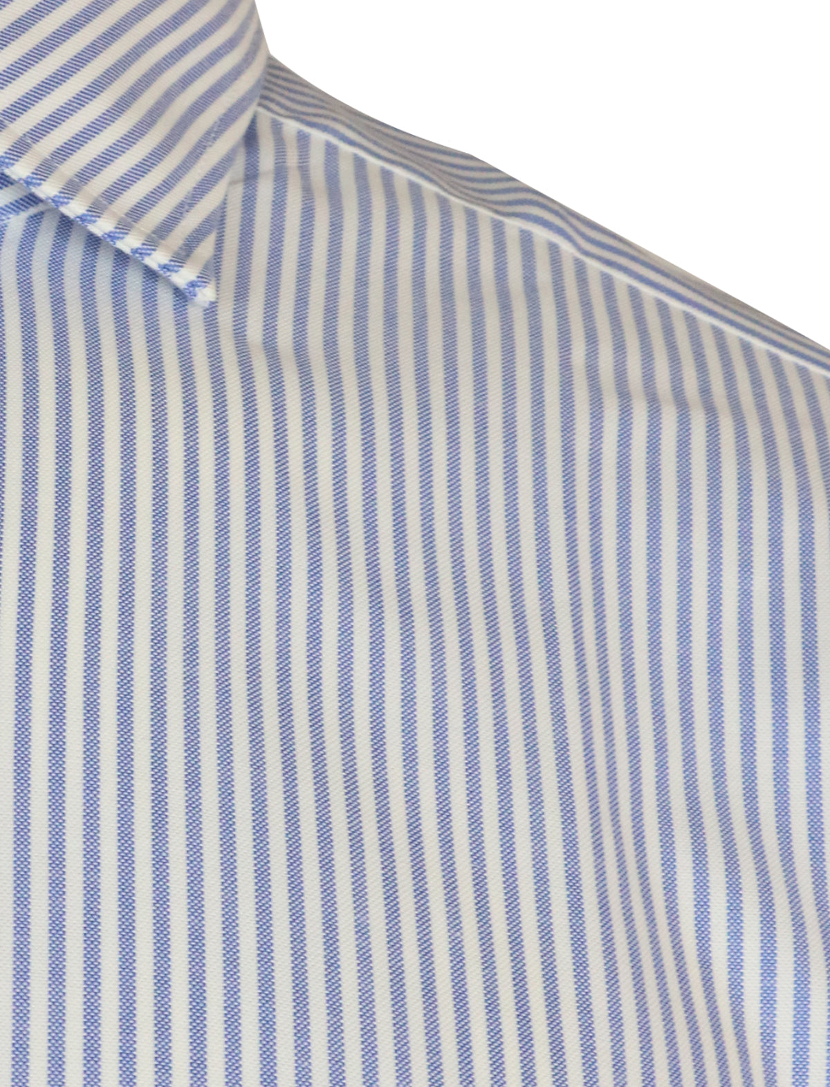 Alessandro Gheradi Pinstripe Shirt in Blue/White