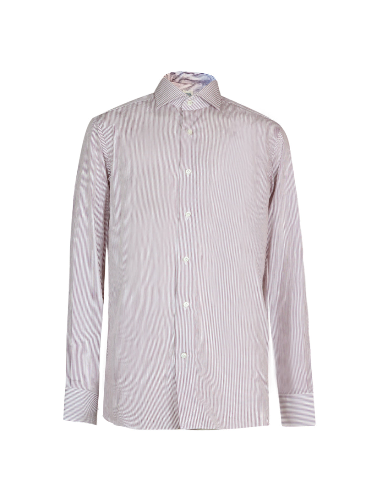 Alessandro Gheradi Pinstripe Shirt in Red/White