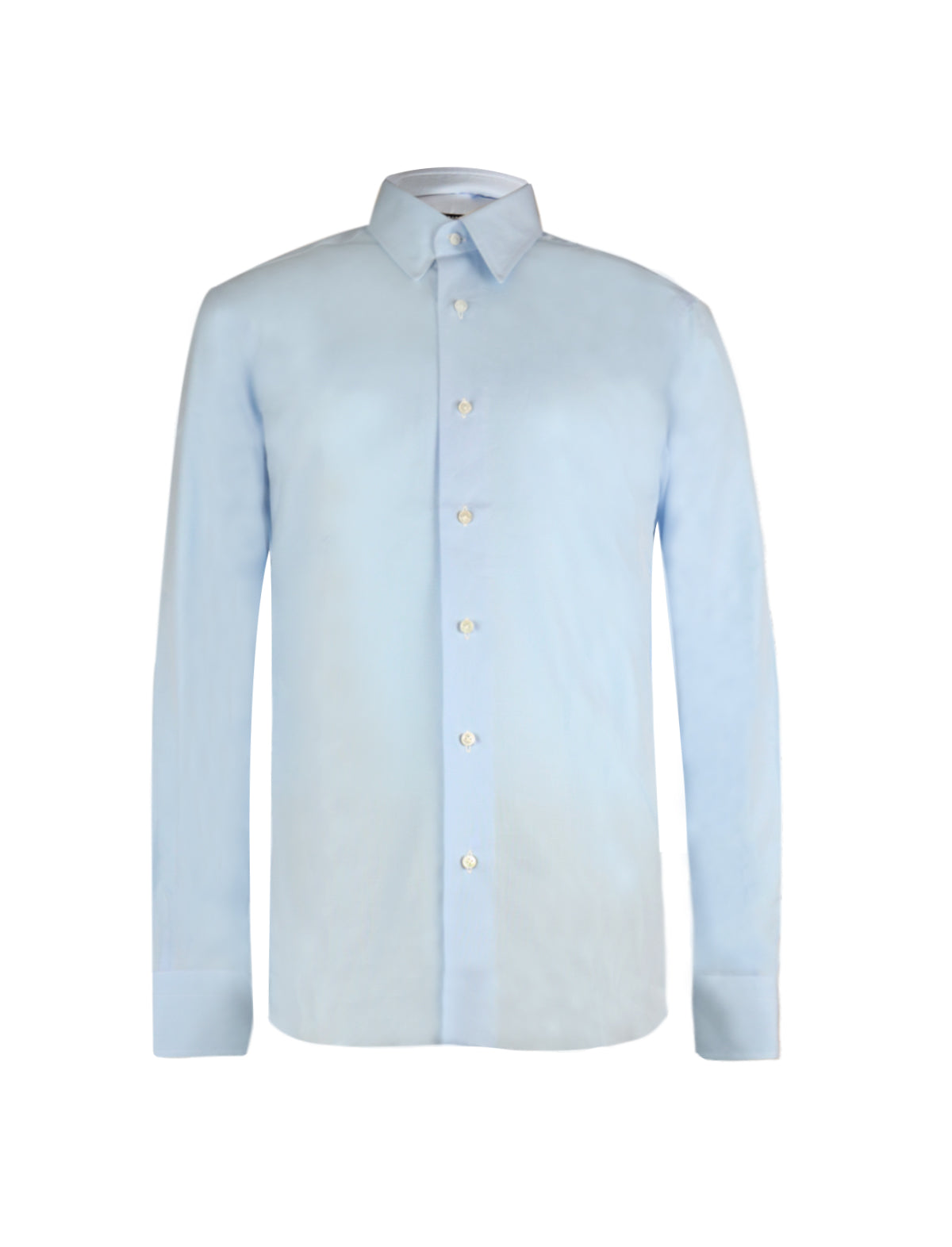 Barba Napoli Crisp Cotton Shirt in Blue